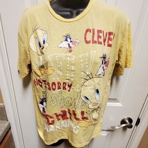 tweety bird looney tunes night shirt large size 11-13